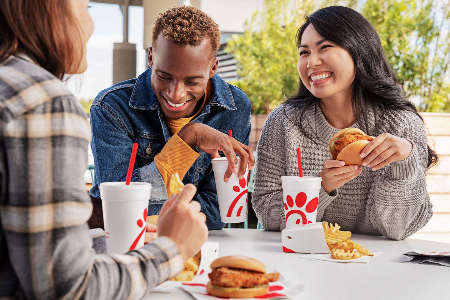 What were the mostordered entrees in 2022? ChickfilA